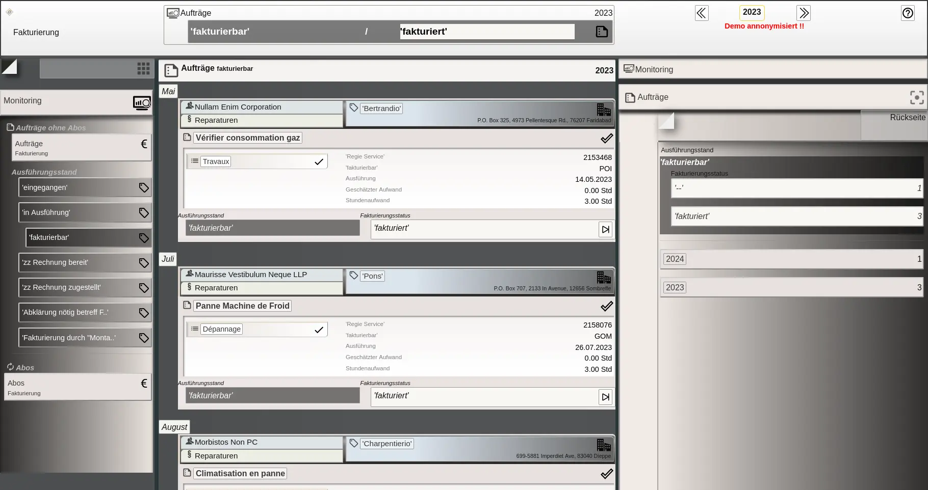 Offerten Monitoring